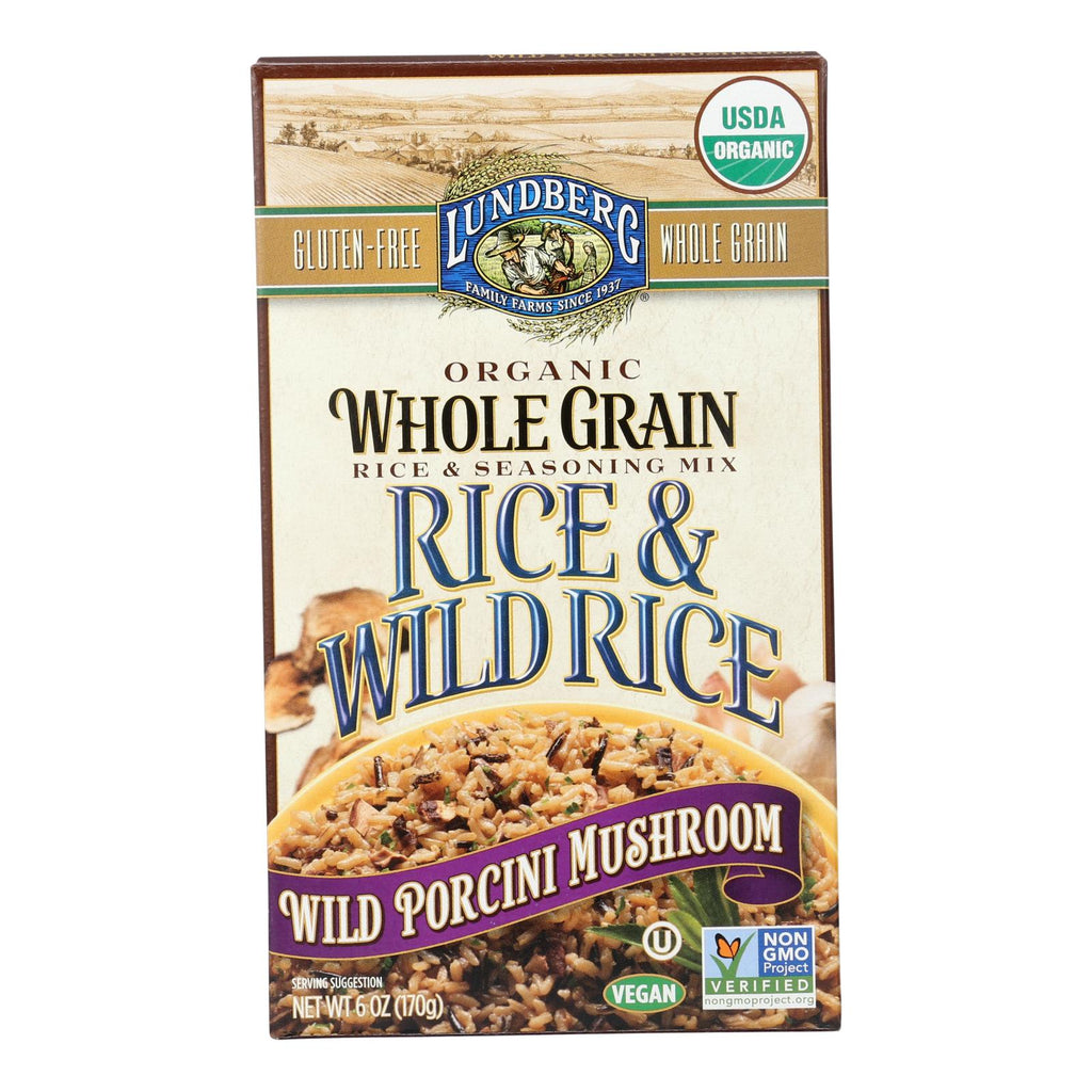 Lundberg Family Farms Whole Grain Rice and Wild Rice (Pack of 6 - 6 Oz.) - Cozy Farm 