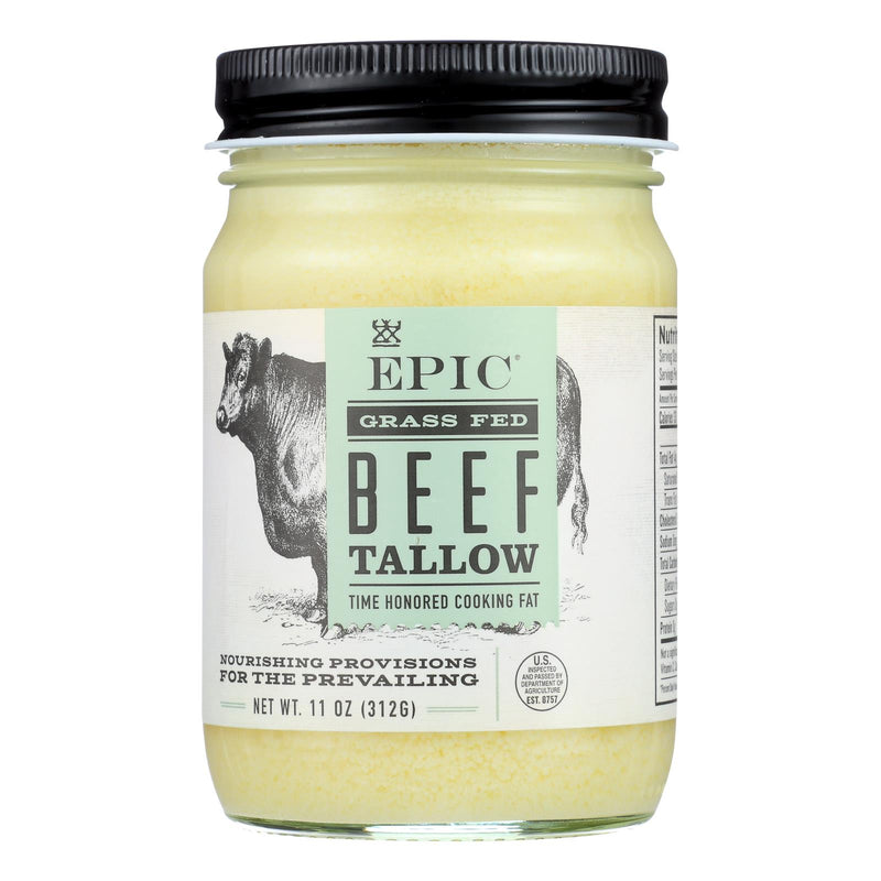 Epic Beef Tallow Oil for Enhanced Health and Vitality (Pack of 6 - 11 Oz.) - Cozy Farm 