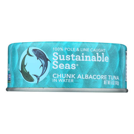 Sustainable Seas Tuna Albacore Chunk in Water (Pack of 12 - 5 Oz.) - Cozy Farm 