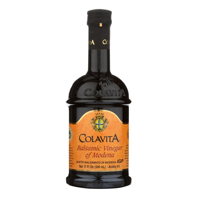 Colavita Fruttati Apple Balsamic Vinegar, Sweet and Tangy Flavor, 17 Fl Oz (Pack of 6) - Cozy Farm 