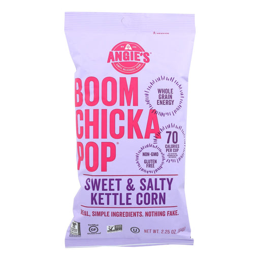 Angie's Kettle Corn Boom Chicka Pop Sweet And Salty Popcorn - Pack Of 12 - 2.25 Oz. - Cozy Farm 