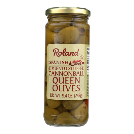 Roland Products Olives Stuffed Cannonball Qun (Pack of 12 - 9.5 Oz.) - Cozy Farm 