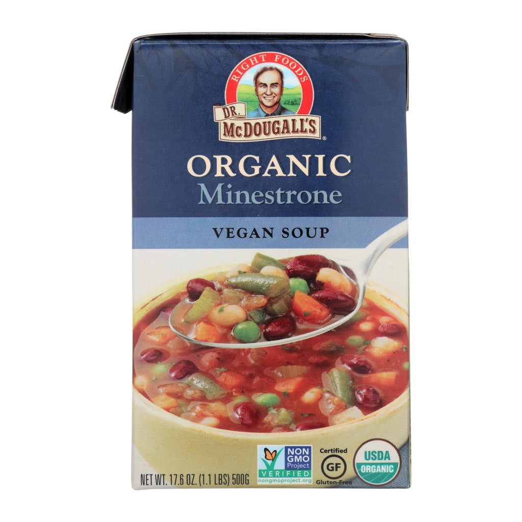 Dr. Mcdougall's Organic Minestrone Soup (Pack of 6 - 17.6 Oz.) - Cozy Farm 