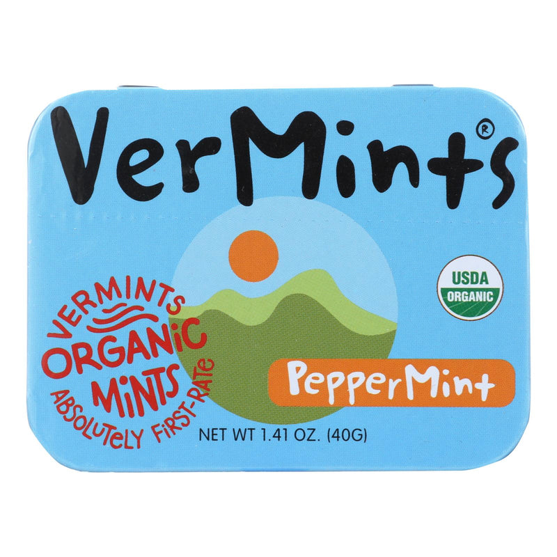 Vermints Natural Peppermint Breath Mints, 6 Packs (1.41 Oz Each) - Cozy Farm 