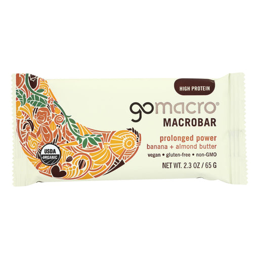 Gomacro Banana and Almond Butter Organic  (Pack of 12) - 2.3 Oz Bars - Cozy Farm 