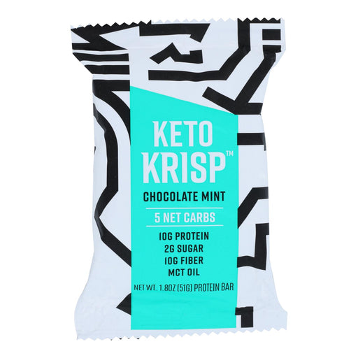 Keto Krisp Chocolate Mint Bar (Pack of 12 - 1.8 Oz.) - Cozy Farm 