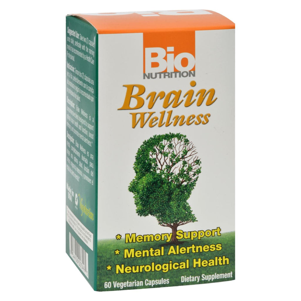 Bio Nutrition Brain Wellness (Pack of 60 Vegetarian Capsules) - Cozy Farm 