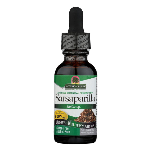 Nature's Answer 1 Oz. Alcohol-Free Sarsaparilla - Cozy Farm 