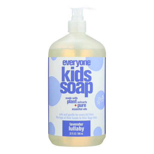 Eo Kids 3-in-1 Lavender Lullaby Calming Foaming Wash, Shampoo & Bubble Bath (32 Oz) - Cozy Farm 