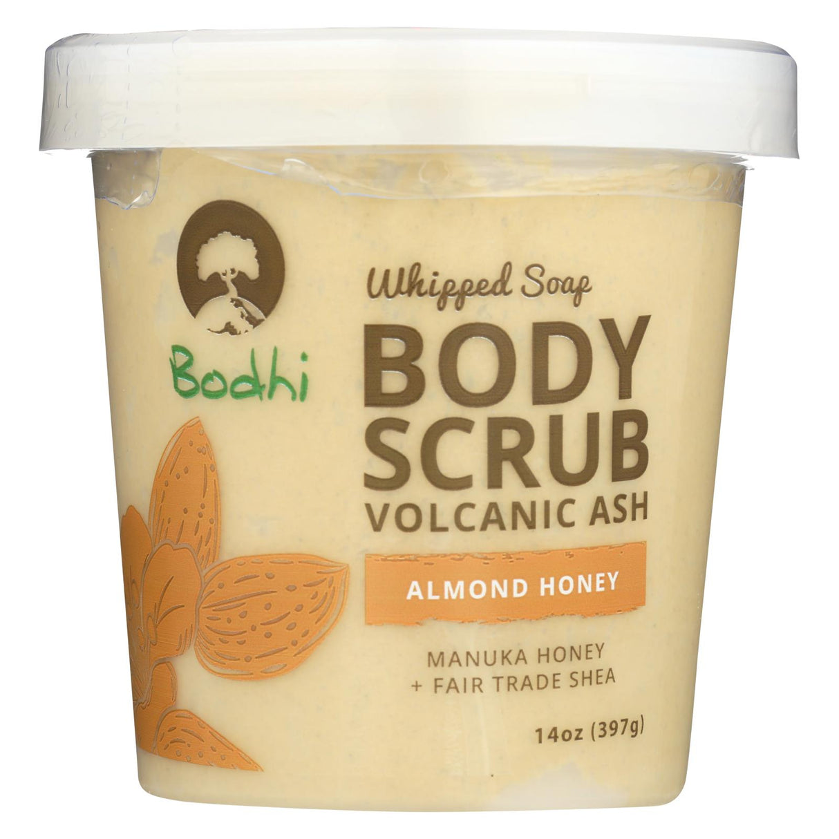 Bodhi Almond Honey Exfoliating Body Scrub, Hydrating & Smoothing, 14 Oz. - Cozy Farm 