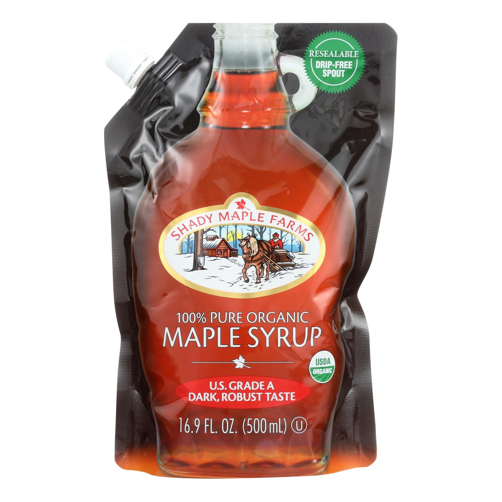 Shady Maple Farms 100% Pure Organic Maple Syrup (Pack of 6