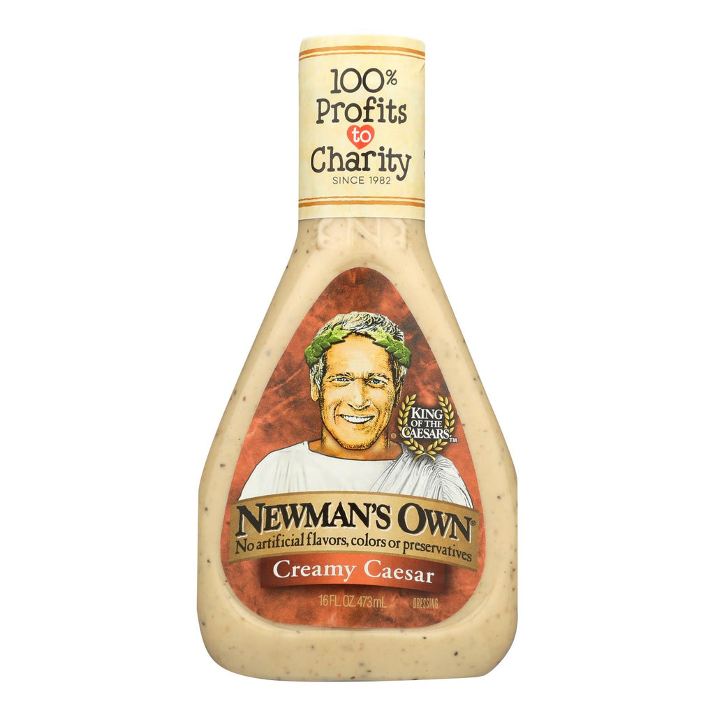 Newman's Own Creamy Caesar Dressing (Pack of 6 - 16 Fl Oz.) - Cozy Farm 