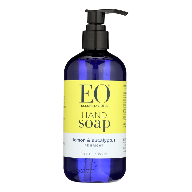 Eo Lemon Eucalyptus Liquid Hand Soap (12 Fl Oz) - Cozy Farm 