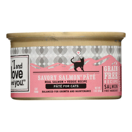 I and Love and You Savory Salmon Recipe Cat Food Canned (Pack of 24 - 3 Oz.) - Cozy Farm 