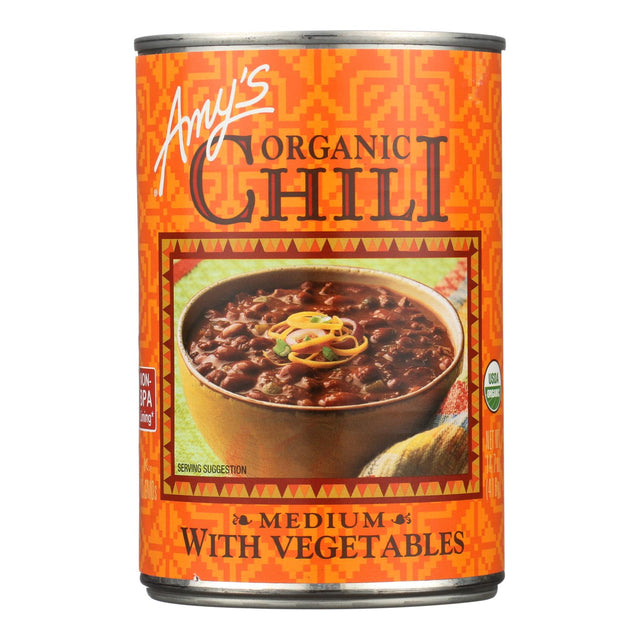 Amy's Organic Hearty Medium Chili With Veggies - Cozy Farm 