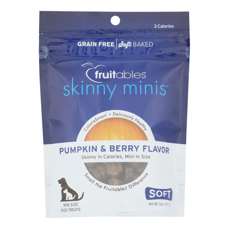 Fruitables Pumpkin/Berry Chewy Dog Treats (Pack of 12 - 5 Oz.) - Cozy Farm 
