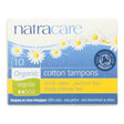 Natracare Organic Cotton Tampons - Regular (Pack of 10) - Cozy Farm 
