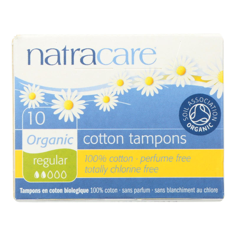 Natracare Organic Cotton Tampons - Regular (Pack of 10) - Cozy Farm 