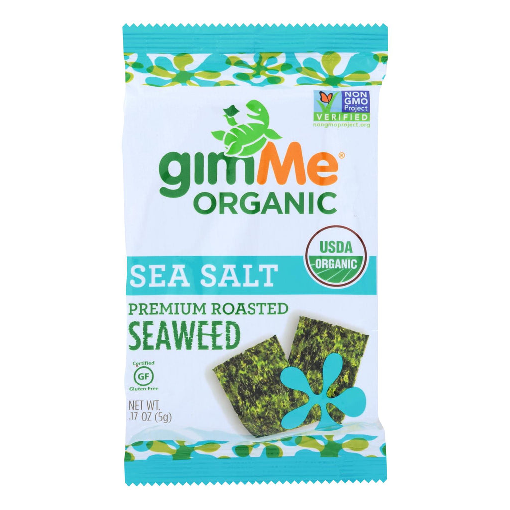 Gimme Organic Roasted Sea Salt (Pack of 12 - 0.17 Oz.) - Cozy Farm 