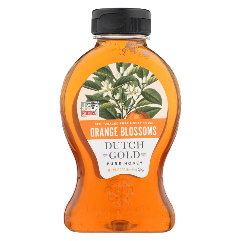 Dutch Gold Honey Orange Blossom - 6 Pack, 16 Oz Bottles - Cozy Farm 