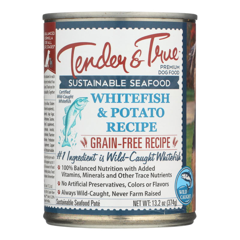 Tender & True Dog Food: Ocean Whitefish & Potato, 13.2 Oz (Pack of 12) - Cozy Farm 