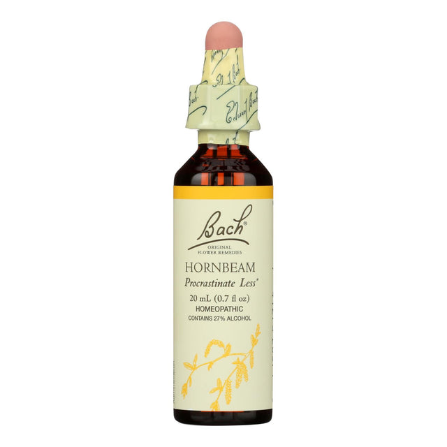 Bach Flower Remedies Essences Hornbeam Vitality Enhancer - 0.7 Fl Oz - Cozy Farm 