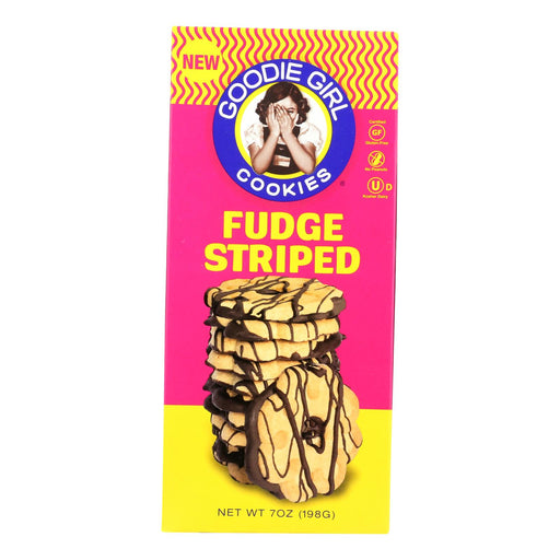 Goodie Girl Fudge Striped Cookies (Pack of 6 - 7 Oz.) - Cozy Farm 