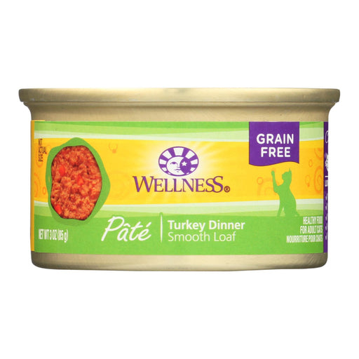 Wellness Pet Products Cat Food Turkey Recipe (Pack of 24) - 3 Oz. - Cozy Farm 