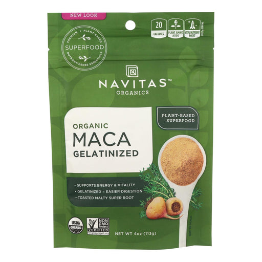 Navitas Naturals Organic Gelatinized Maca Powder - 4 Oz - Cozy Farm 