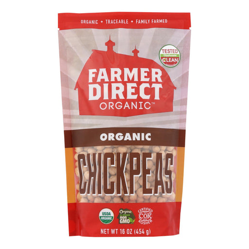 Farmer Direct Co-op Chickpeas (Pack of 12 - 1 lb.) - Cozy Farm 