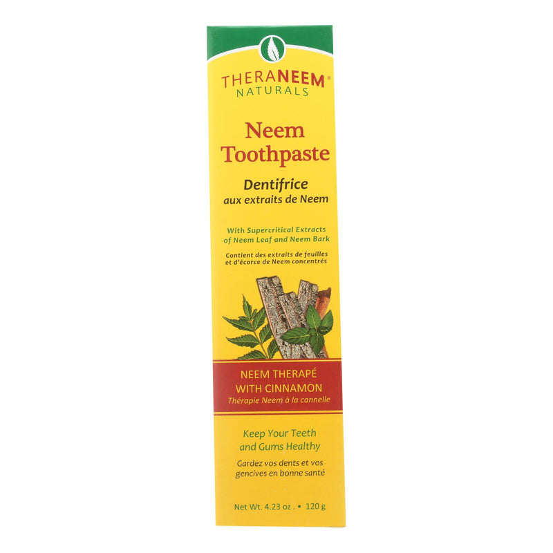Theraneem Naturals  Neem Therape With Cinnamon Toothpaste - 4.23 Oz. - Cozy Farm 