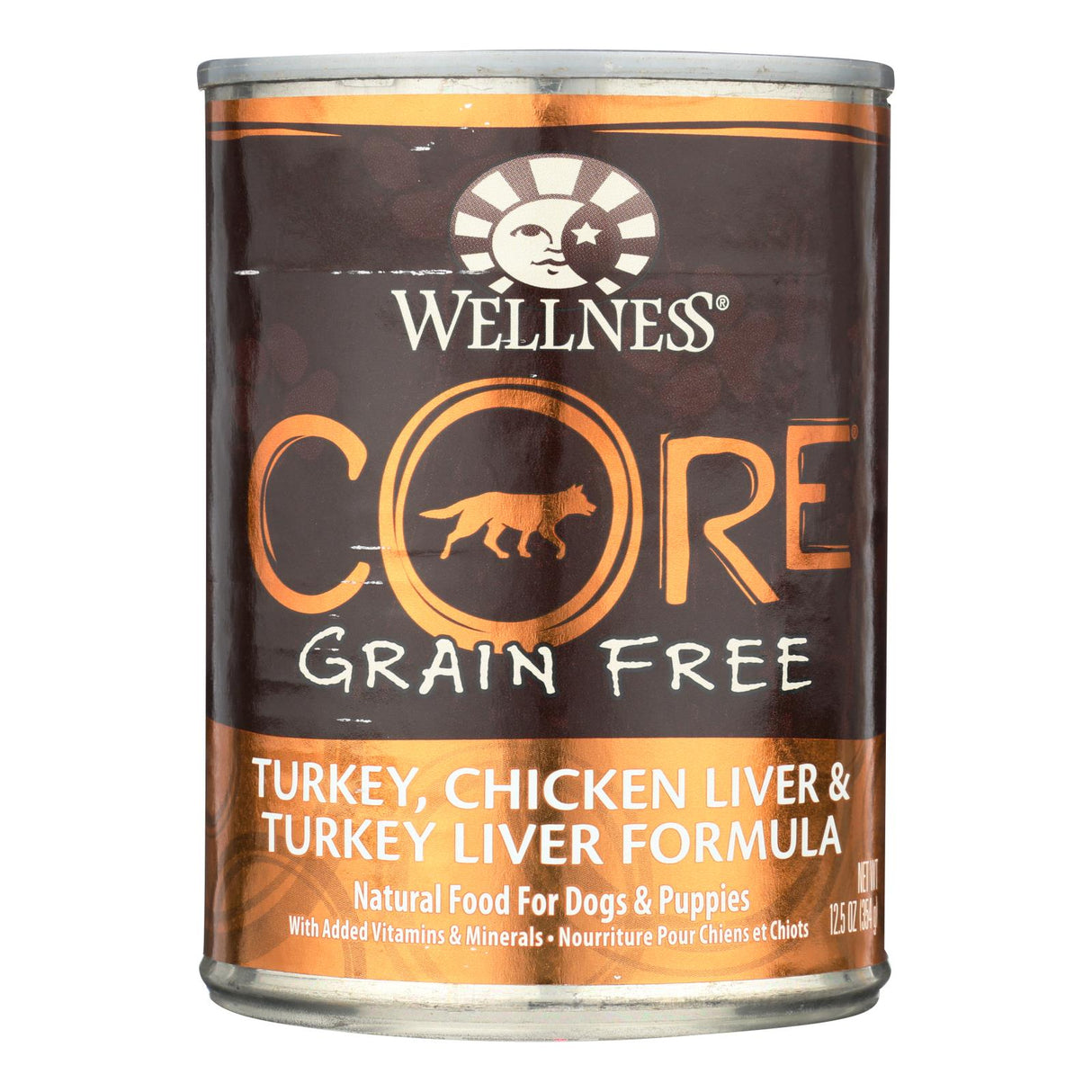 Wellness Pet Products Dog Food - Gain Free (Pack of 12) - Turkey and Chicken with Liver, 12.5 Oz. - Cozy Farm 