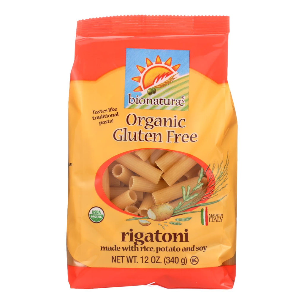 Bionaturae Rigatoni Gluten-Free (Pack of 12 - 12 oz) - Cozy Farm 