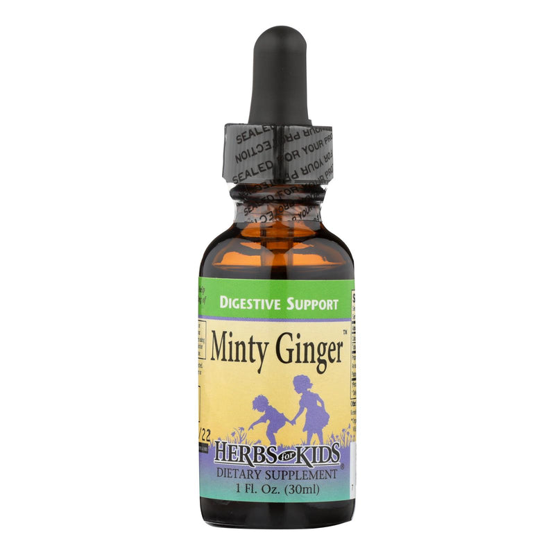 Herbs For Kids Minty Gingr - 1 Fluid Ounce Liquid - Cozy Farm 