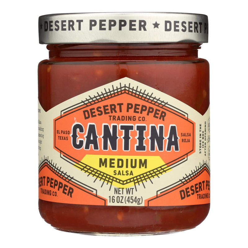 Desert Pepper Trading Cantina Salsa Medium Red by (Pack of 6 - 16 oz) - Cozy Farm 