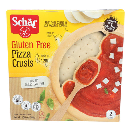 Schar Gluten-Free Pizza Crust, 10.6 Oz., Pack of 4 - Cozy Farm 