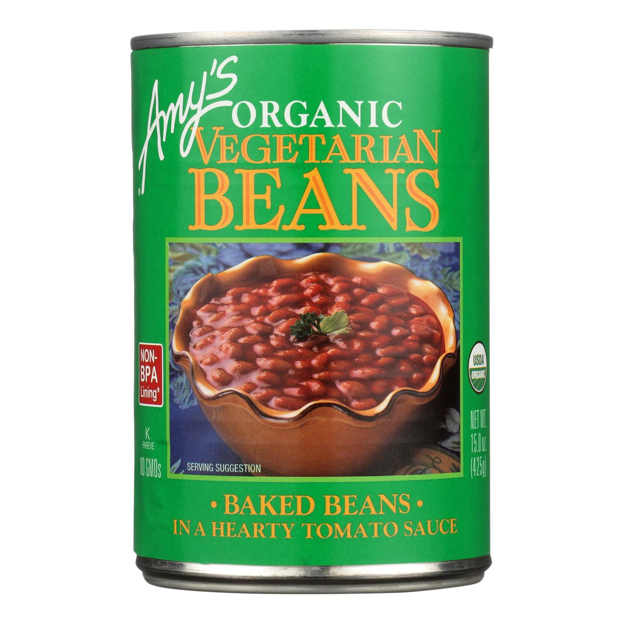 Amy's Organic Vegetarian Baked Beans, 15 Oz. Pack of 12 - Cozy Farm 