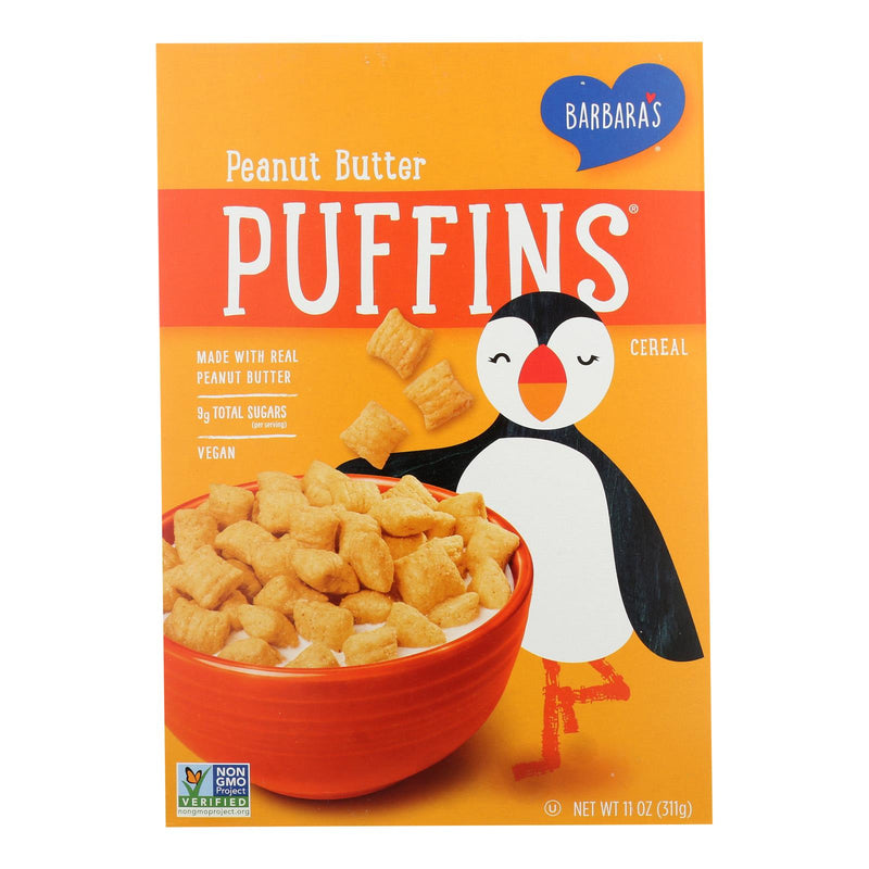 Barbara's Bakery Puffins Peanut Butter Cereal (Pack of 12 - 11 Oz.) - Cozy Farm 