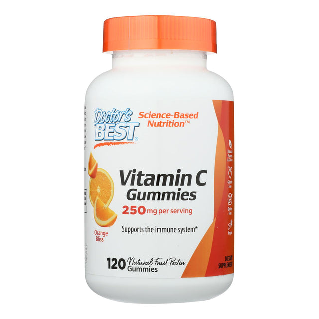 Doctor's Best Vitamin C 500mg Gummies (Pack of 120) - Cozy Farm 