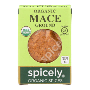 Spicely Organics Ground Mace: 6-Pack of Pure, Organic Spice (0.3 Oz.) - Cozy Farm 