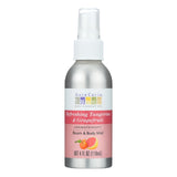 Aura Cacia Aromatherapy Mist: Uplifting Tangerine Grapefruit (4 Fl Oz) - Cozy Farm 