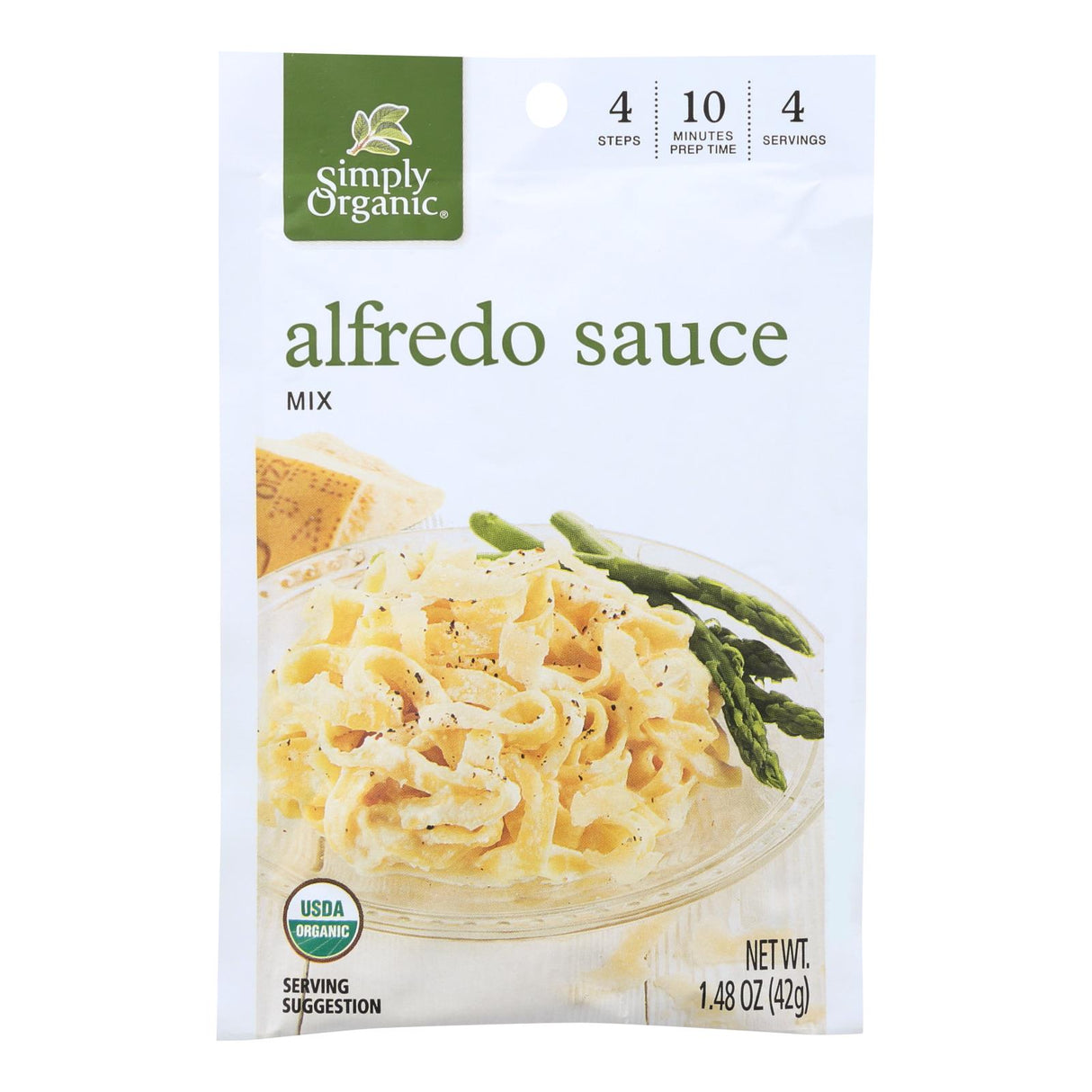 Simply Organic Alfredo Seasoning Mix | Case of 12 | 1.48 oz Each - Cozy Farm 