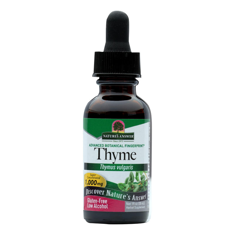 Nature's Answer Thyme Extract Herbal Supplement (1 Oz.) - Cozy Farm 