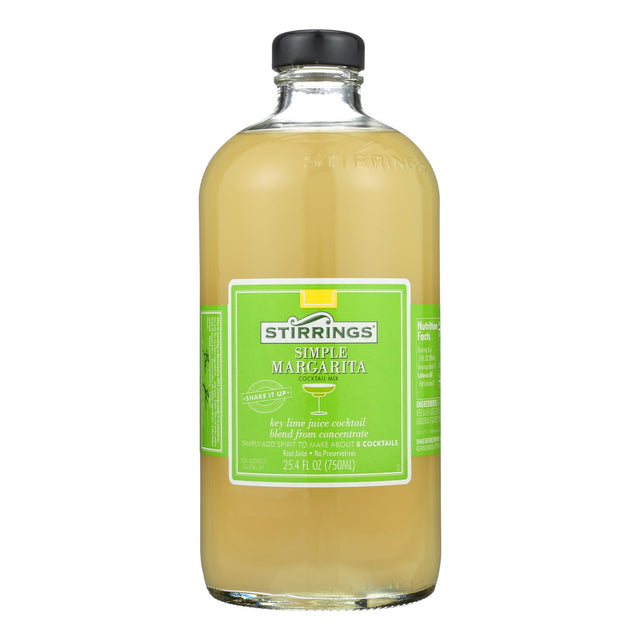 Stirrings Margarita Cocktail Mixer (Pack of 6 - 750 mL) - Cozy Farm 