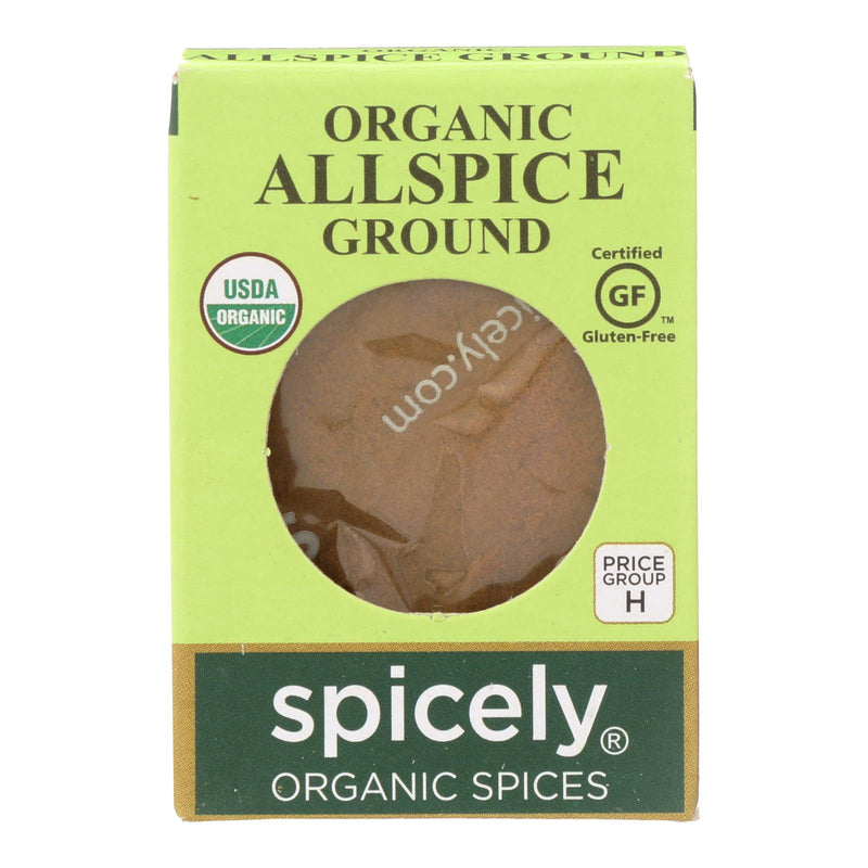 Spicely Organics Certified Organic Ground Allspice - 0.45 Oz. (Pack of 6) - Cozy Farm 