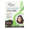 Light Mountain Color The Grey! Dark Brown Natural Hair Coloring (7 Oz.) - Cozy Farm 
