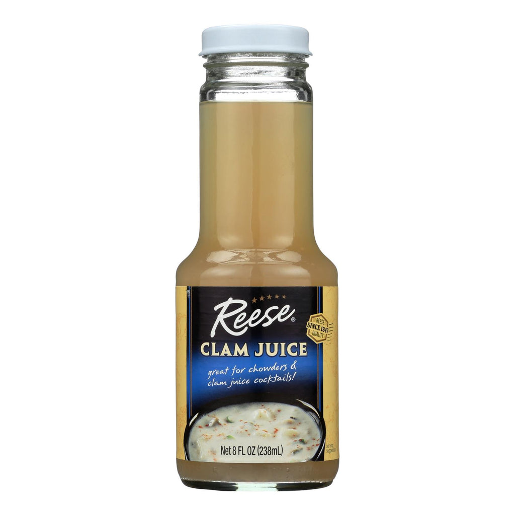Reese Clam Juice Bottle (Pack of 6 - 8 Fl Oz) - Cozy Farm 
