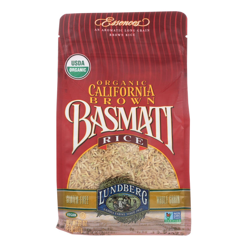 Lundberg Family Farms Organic California Brown Basmati Rice, 6 - 2 lb. Bags - Cozy Farm 