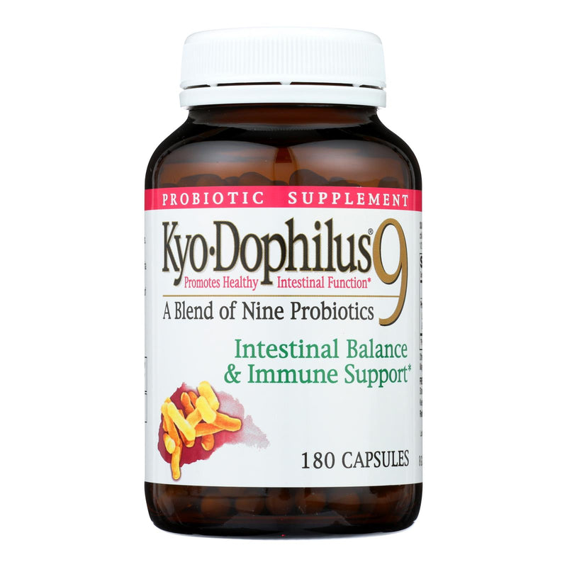 Kyolic Kyo-dophilus 9 Probiotic Supplement, 180 Capsules - Cozy Farm 