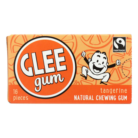 Glee Gum Chewing Gum - Tangerine (12 Packs of 16 Pieces) - Cozy Farm 